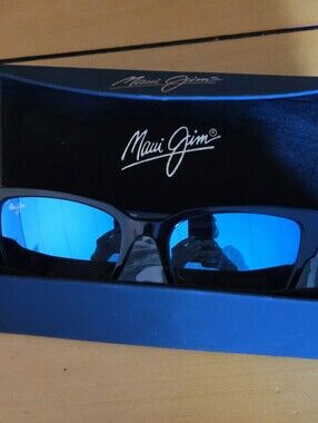 Maui Jim Blue Frame Blue Lens Sunglasses